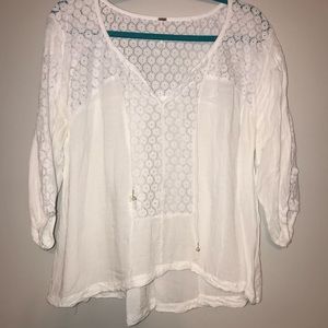 Sheer babydoll top